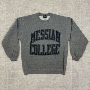 Vintage 90s Jansport Messiah College Falcons Sweatshirt Adult Large Made USA